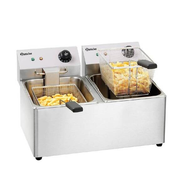 Φριτέζα διπλή ηλεκτρική 8+8 lt