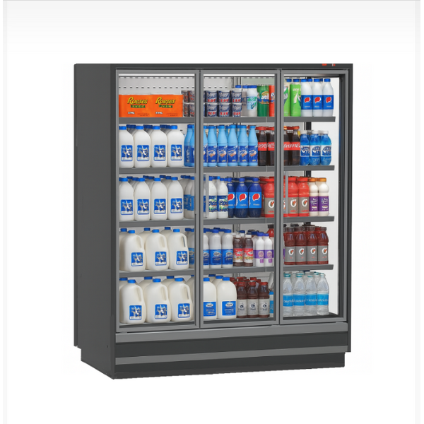 Ψυγείο self service με ανοιγόμενες πόρτες χωρίς μοτέρ