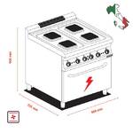 Εστίες επαγγελματικές ηλεκτρικές, αερίου-υγραερίου