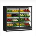 Ψυγείο βιτρίνα self service μαναβικής με ανοιγόμενες πόρτες, χωρίς μοτέρ