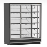 Ψυγείο βιτρίνα self service μαναβικής με ανοιγόμενες πόρτες, χωρίς μοτέρ